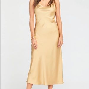 Show me Your Mumu bridesmaid dress - gold